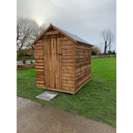 8ft x 6ft Wooden Apex Heavy Duty Shed