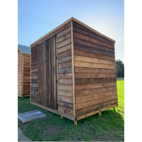 8ft x 6ft Wooden Pent Heavy Duty Shed